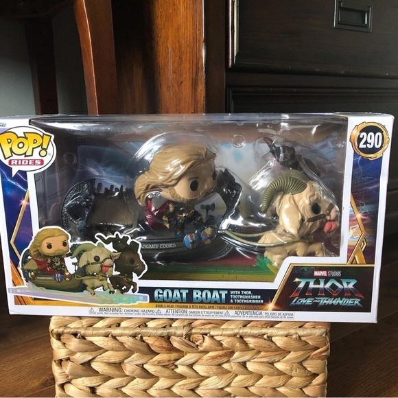 Funko Pop: Marvel: Thor Love & Thunder: Goat Boat #290 - Picture 1 of 9